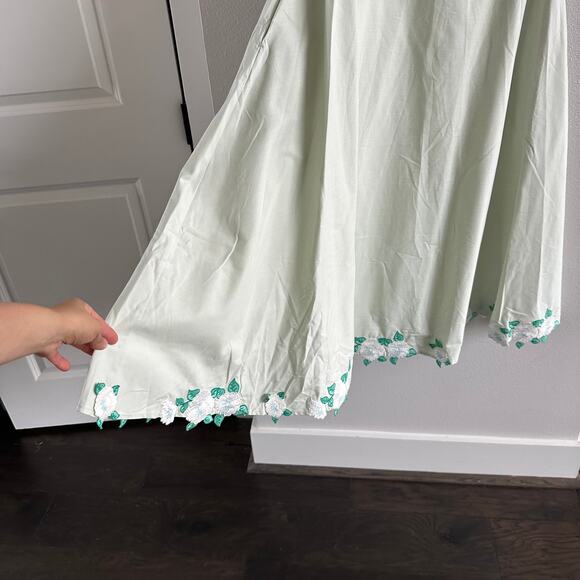 FANM MOON Shasha Dress Mint Green Size M New - Picture 4 of 8